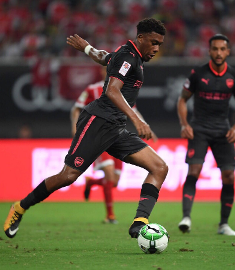Arsenal 1 Sevilla 2: Iwobi Subbed In, Lacazette On Target, Oxlade-Chamberlain Sparkles 